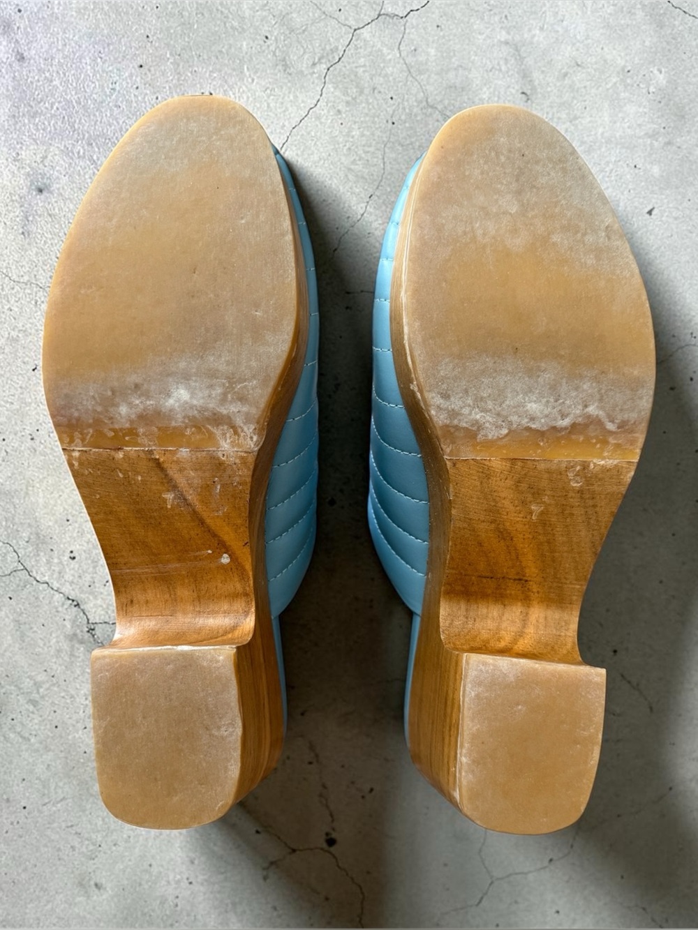 Beklina Ribbed Clog Sky - Picture 4 of 6